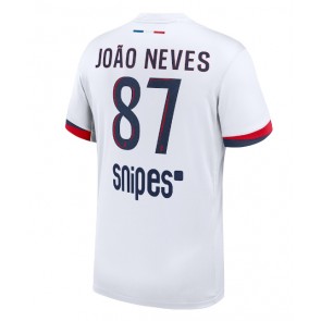 Paris Saint-Germain Joao Neves #87 Gostujuci Dres 2025-26 Kratak Rukavima